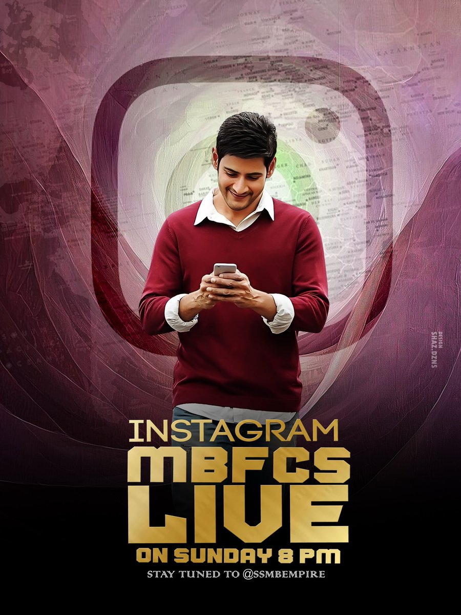 Daring & Dashing™ (@dashing_tm) on Twitter photo A First of It's Kind!🦁💥
All our Mahesh Babu IG fan pages are COLLABING for a MEGA INSTA LIVE this SUNDAY, 8PM! 💥
Host - @ssmbempire !
Gear up to explode with #SSMB29 fever – first reveal drops in this NOVEMBER!🔥
#GlobeTrotter <a href="/urstrulyMahesh/">Mahesh Babu</a> A First of It's Kind!🦁💥
All our Mahesh Babu IG fan pages are COLLABING for a MEGA INSTA LIVE this SUNDAY, 8PM! 💥
Host - @ssmbempire !
Gear up to explode with #SSMB29 fever – first reveal drops in this NOVEMBER!🔥
#GlobeTrotter <a href="/urstrulyMahesh/">Mahesh Babu</a>