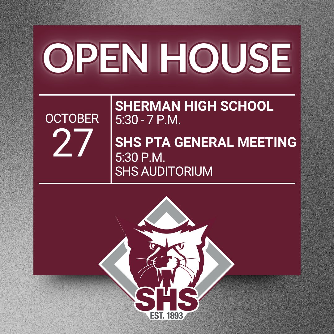 Sherman High School tweet media