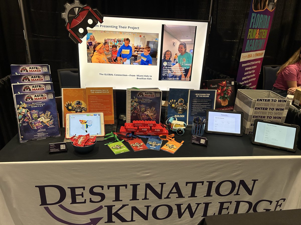 We’re at the <a href="/fast_science/">FAST Science</a> FAST Conference in Orlando! Come see how Astromaker brings creativity and problem solving to STEAM learning 🚀 Visit the Destination Knowledge booth and say hi!

#STEM #STEAMEducation