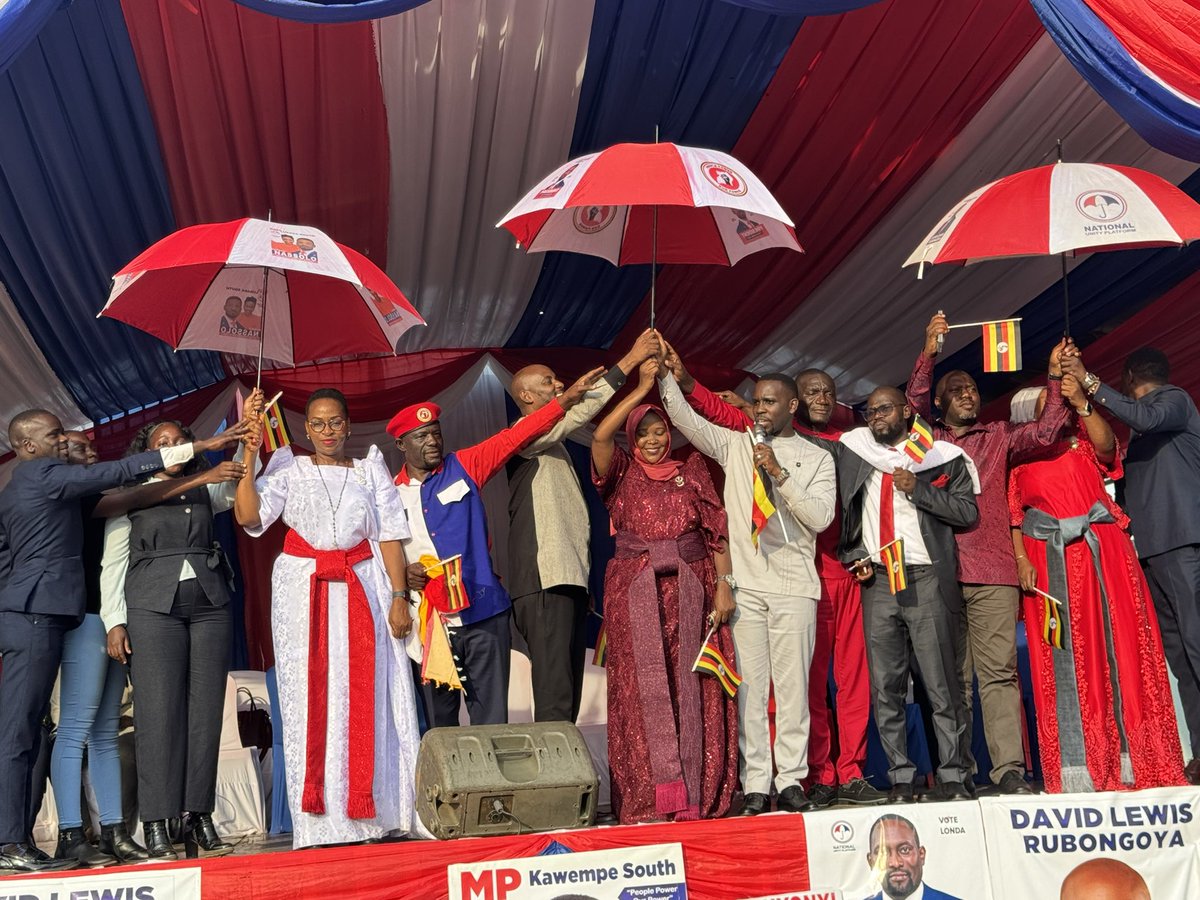 Thank you Kampala for turning up in big numbers at NUP Makerere Kavule for our flag bearers event.