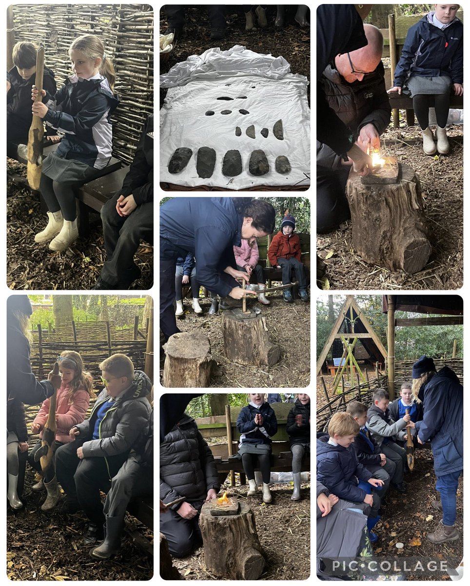 Year 3 have had a busy day of activities exploring how people really lived throughout the Stone to Iron Age 🛖🔥 <a href="/StPPPrimary/">St Peter & St Paul Catholic Primary School</a>