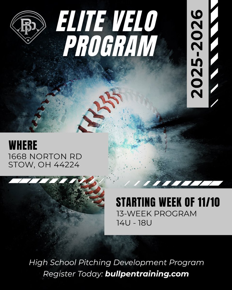 The Bullpen Baseball & Softball Training Facility tweet media