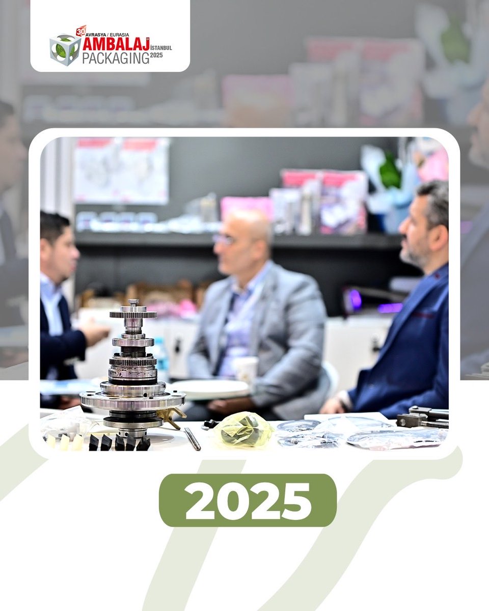 packagingist's tweet image. 📅 Visiting Hours: October 25, 2025: 10:00–17:00

📍 Tüyap – Istanbul

#EurasiaPackaging2025 #PackagingFair #Tüyap #PackagingIndustry #SustainablePackaging #FoodTechnology #Packaging2025