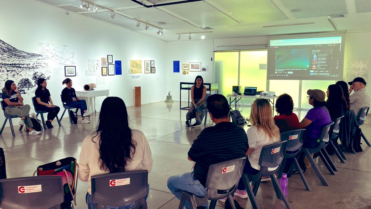 El VII Festival de Teatro Hispanosalvadoreño también propicia espacios formativos, hoy, Egly Larreinaga comparte su experiencia como creadora, actriz y sus procesos de dirección en una masterclass con 25 participantes. #VIIFTHS