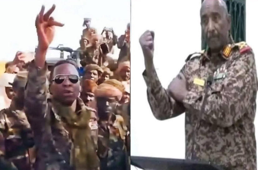 مؤسف ومؤلم ان يحكم #السودان أمثال هؤلاء وغيرهم من #ضباط الجيش والذين حكموا من 56 سنة منذ استقلال السودان.
وكل مؤهلاتهم كلية حربية وشهادة سودانية اقل من 60 % بينما علماء #السودان وخبرائه تم تهميشهم وإبعادهم من إصلاح السودان.

#الرباعية_لردع_الحراميه