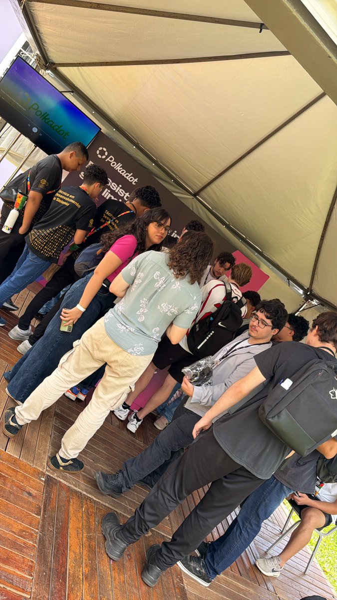 We are still strong on the third day of the festival with <a href="/Polkadot/">Polkadot</a> and <a href="/SunsetLabsBD/">Sunset Labs</a> ! 

Youth at full steam learning about the ecosystem and that blockchain is not just a moment but a revolution!

Thank you for Believe in the potential <a href="/PolkadotEB/">Polkadot Events</a> .

<a href="/Web3foundation/">Web3 Foundation</a> <a href="/paritytech/">Parity Technologies</a>