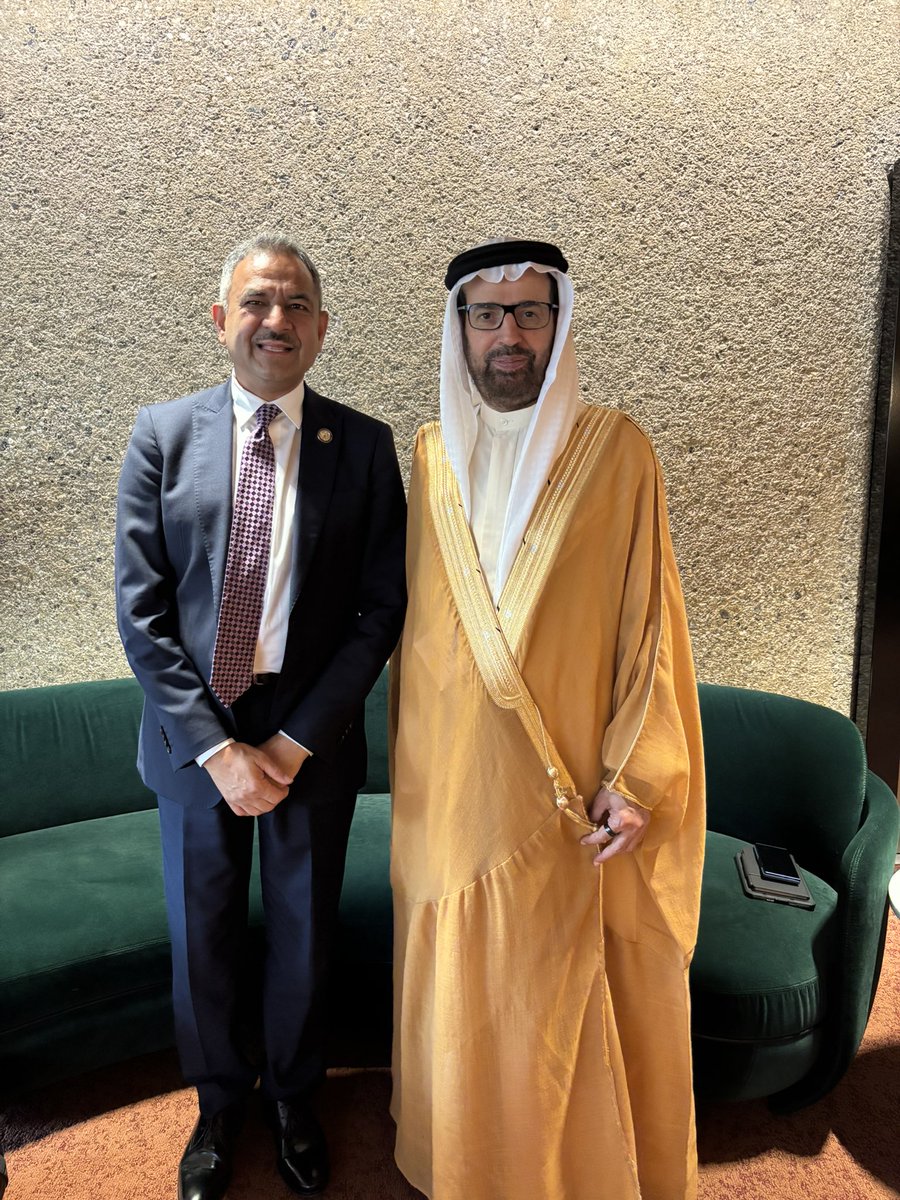 It was a great pleasure and honor to meet and discuss global issues with Dr. Ali Rashid Al Nuami in #Geneva. As a leading member of the #UAE Federal National Council and Chair of the Defense, Interior, and Foreign Affairs Committee, his insights were invaluable. 

His passion for
