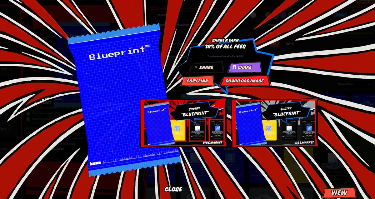 We are finally live on @vibedotmarket 
vibechain.com/market/bluepri…