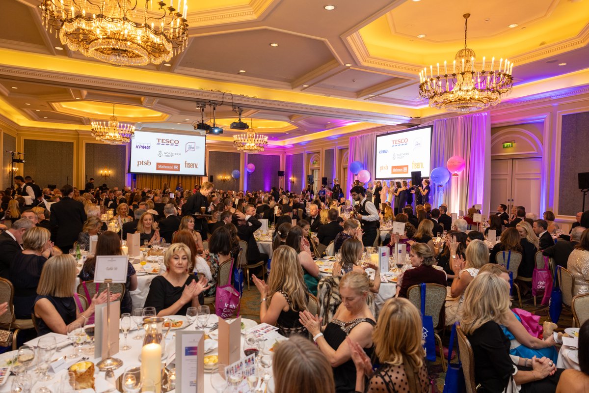 ThePanelDublin's tweet photo. Last night's #CeilingBreakers Gala Dinner was a superb event, and an amazing €272,000 was raised in aid of the @IrishCancerSoc through online donations, the auction, and the raffle.

🎊Congratulations to all involved. 

#IrishCancerSociety #WeAreInThisTogether https://t.co/gfjD9MXLt8