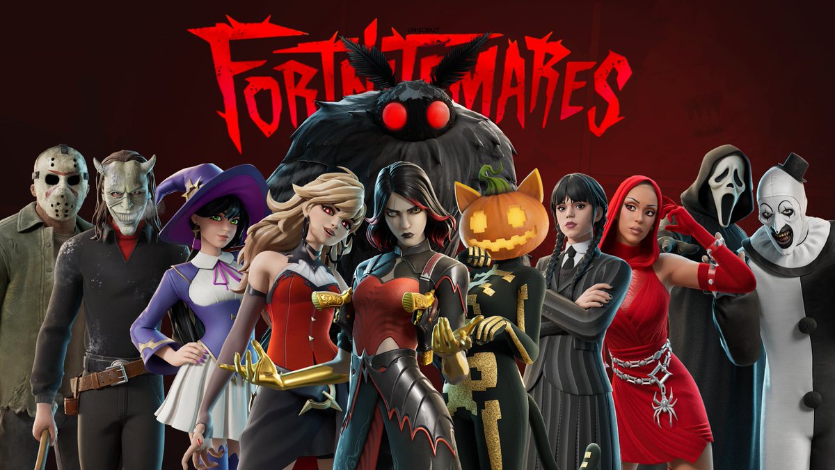 Fortnitemares skin of choice giveaway
🏆 2 winners

To enter:
✅ Follow Me &amp; <a href="/hqsqrr/">𝓢𝒂𝒓𝒂𝒉.ᐟ</a>  
🩷 Like this post
♻️ Retweet this post
💬 Comment which Fortnitemares skin you want most!

Ends in 48 hours 🔥
Good luck, everyone! 🩷