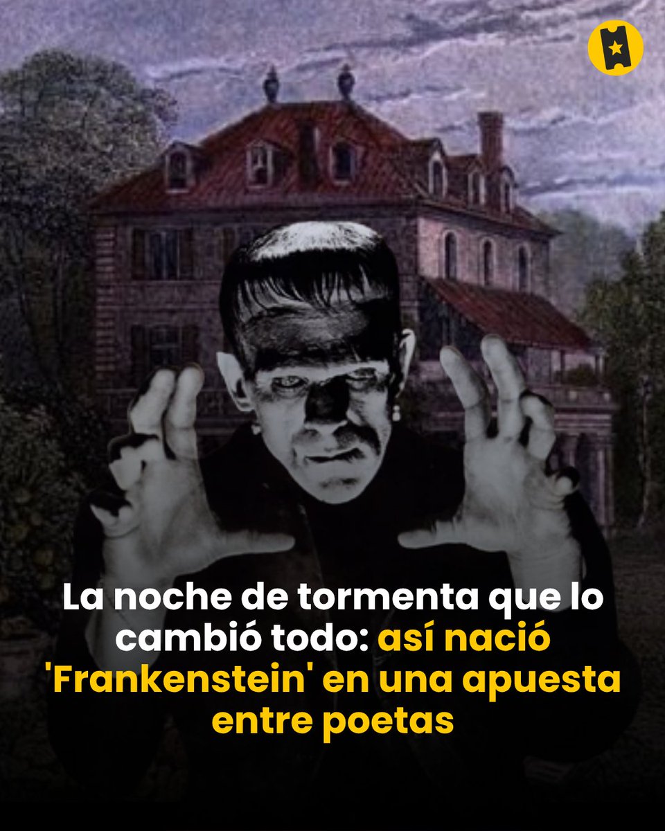 El monstruo nació de un desafío con Lord Byron. Te contamos la increíble historia detrás del nacimiento del monstruo.
sensacine.com.mx/noticias/notic…