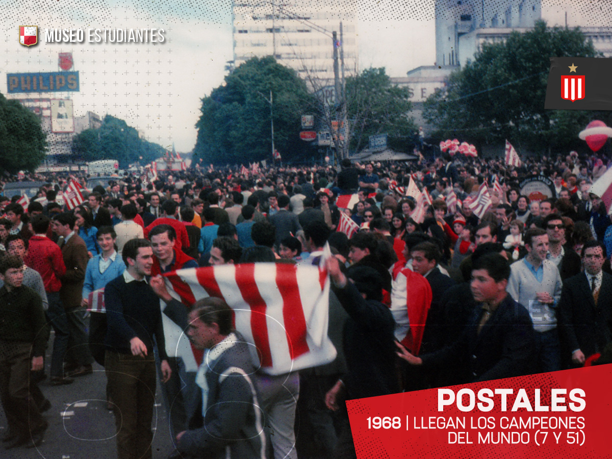 EdelpMuseo's tweet image. 📬 🇦🇹 POSTALES 

LLEGAN LOS CAMPEONES 1968, y la ciudad se vistió de rojo y blanco para recibir a nuestros héroes, una fiesta que quedó en el recuerdo de cada uno de los platenses...

¿Y VOS? DONDE LOS VISTE ¿O A VOS, QUÉ TE CONTARON DE ESE DÍA?

#Postales #EDLP #MuseoEstudiantes