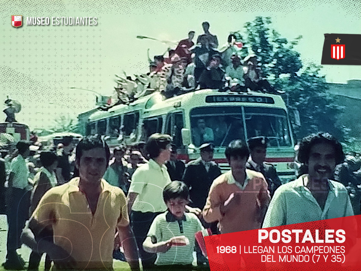 EdelpMuseo's tweet image. 📬 🇦🇹 POSTALES 

LLEGAN LOS CAMPEONES 1968, y la ciudad se vistió de rojo y blanco para recibir a nuestros héroes, una fiesta que quedó en el recuerdo de cada uno de los platenses...

¿Y VOS? DONDE LOS VISTE ¿O A VOS, QUÉ TE CONTARON DE ESE DÍA?

#Postales #EDLP #MuseoEstudiantes