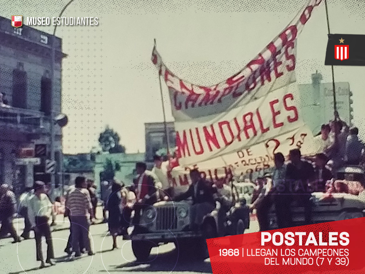 EdelpMuseo's tweet image. 📬 🇦🇹 POSTALES 

LLEGAN LOS CAMPEONES 1968, y la ciudad se vistió de rojo y blanco para recibir a nuestros héroes, una fiesta que quedó en el recuerdo de cada uno de los platenses...

¿Y VOS? DONDE LOS VISTE ¿O A VOS, QUÉ TE CONTARON DE ESE DÍA?

#Postales #EDLP #MuseoEstudiantes