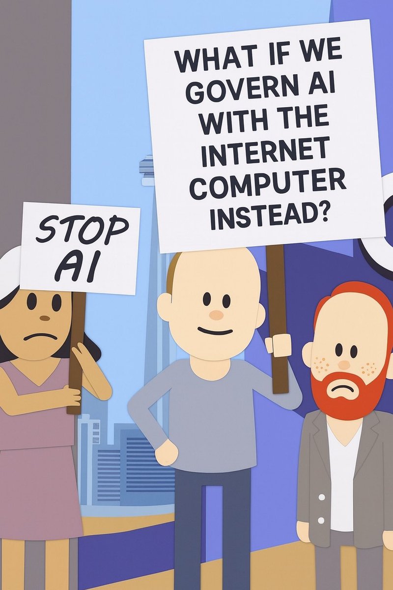 iPhelipeVR's tweet image. Let’s not pause AI — let’s decentralize it with #ICP.
To make it truly sovereign and governed by humanity.
Because if we don’t govern it…
it will end up governing us all. ♾️
#InternetComputer #ICP #AI #SovereignAI #DigitalFreedom
