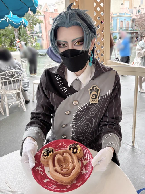 #Dハロ仮装 #Dハロ仮装2025 でリク、でナイトメアスーツ 推しカクテルと推しフードを添えて