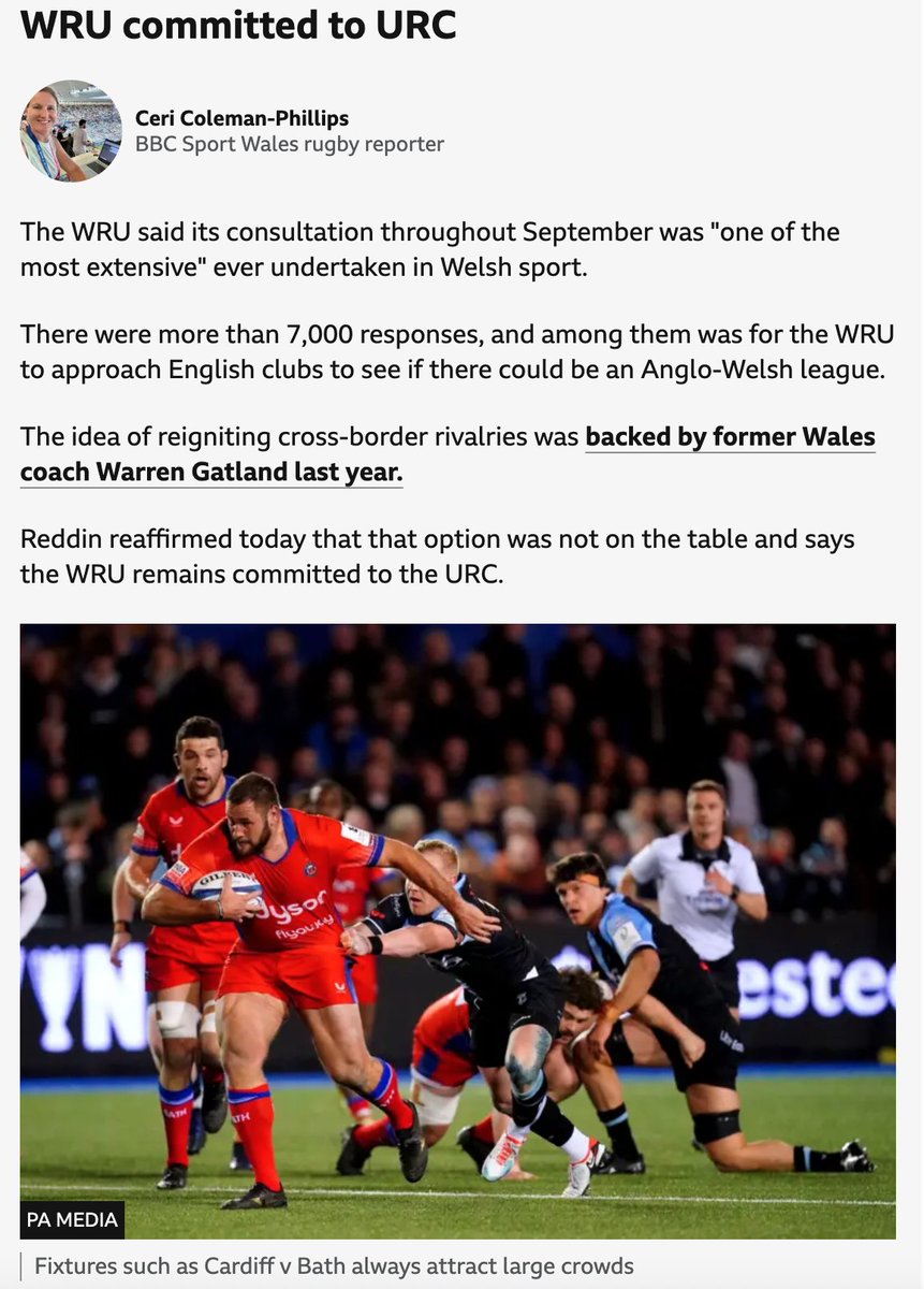 gwladrugby2025's tweet image. This is one of the saddest things I&apos;ve read today. 

&quot;Committed to the URC.&quot;

Committed to self-harm. In perpetuity. 

This is Welsh rugby.
