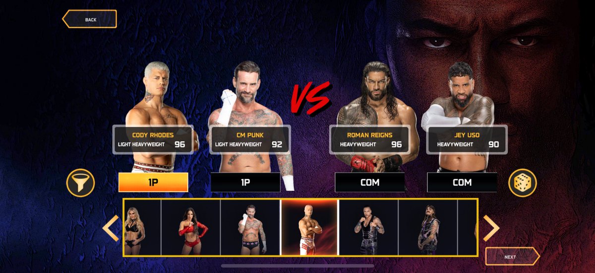 N0o0Bi3's tweet photo. Why is no one talking about #WWE2K25 Mobile Netflix Edition? Honestly pretty good graphics and performance albeit lose details when it comes to tag match #WWE https://t.co/d6YAoBwMFJ