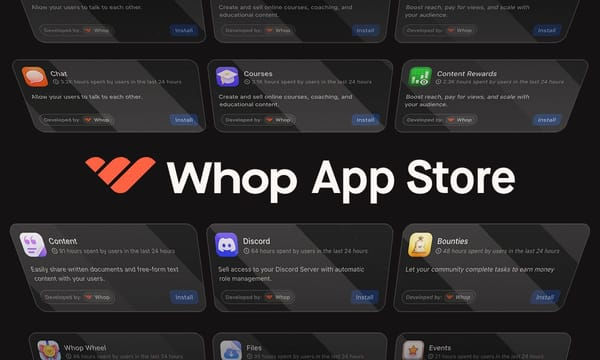 vasumanmoza's tweet image. I built a Whop app in 1 week (going live soon). Here&apos;s 3 things I learned that you can copy to make your own app (bookmark this):

1. Understand the Whop Ecosystem:
Whop apps primarily service creators, who then either use it themselves, or offer it to their users. In this sense,…
