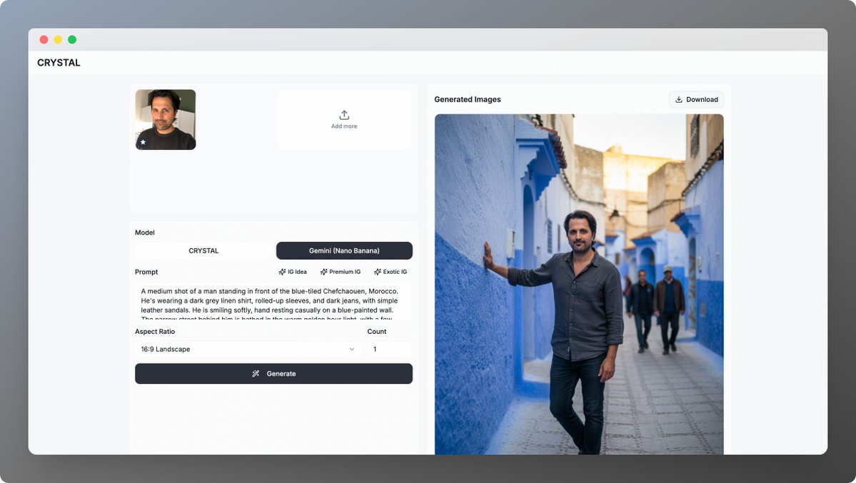 oezguercelebi's tweet image. Today I got sidetracked and built a tool that puts you in luxury locations and exotic cities using AI.
Because why not take a quick trip to Morocco between commits?
Might polish and ship it soon.
#buildinpublic #indiehacker #startup