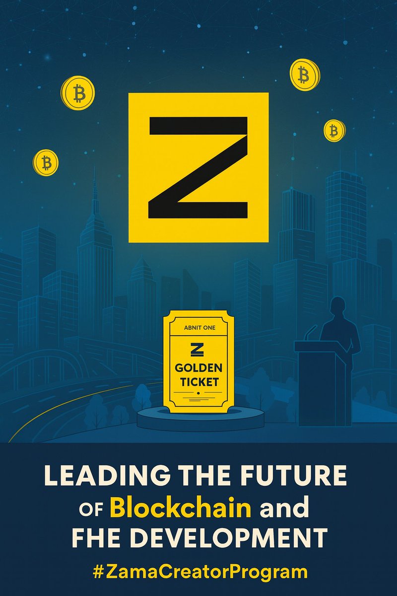 Forget new blockchains — the Zama Protocol is a cross-chain confidentiality layer.

It adds private computation to existing L1s and L2s without replacing them. #ZamaCreatorProgram

It’s not another chain. It’s the missing privacy layer for all of them.