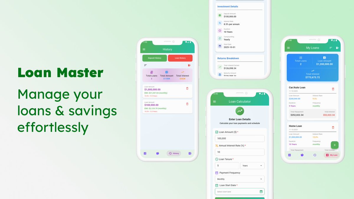 md_shamimcse's tweet image. 🎉 Big news! 🎉

After weeks of hard work and late nights, my project is now live on CodeCanyon! 🖥️✨
It’s amazing to see an idea turn into something real that others can use and benefit from.
codecanyon.net/item/loan-mast…
#CodeCanyon