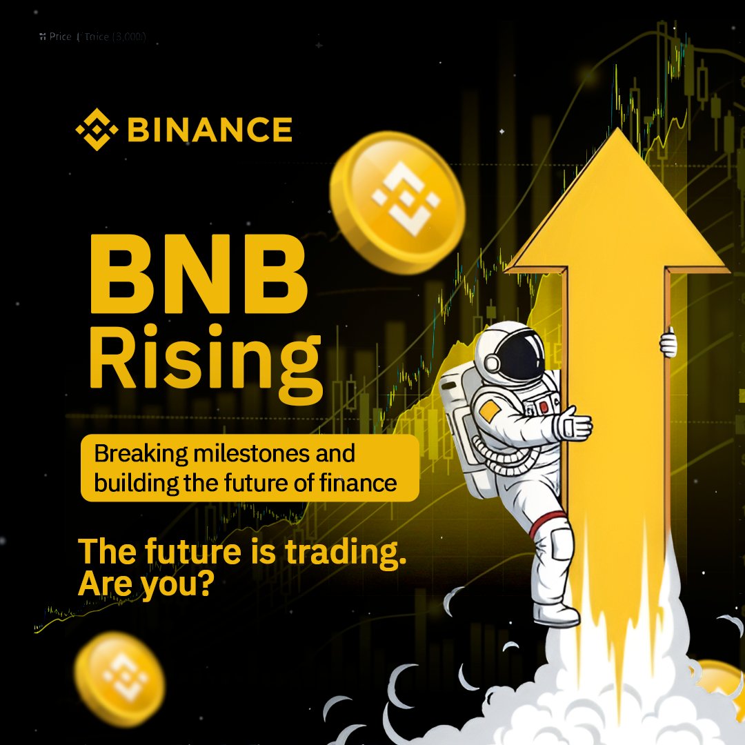 BNB isn’t just a coin. It’s a movement shaping the future of finance. Watching it climb toward $1000 shows how far innovation and trust can go.

So <a href="/binance/">Binance</a> <a href="/cz_binance/">CZ 🔶 BNB</a> how many likes for a BNB gift from the team? 👀

#BNB #Crypto #100DaysOfDare