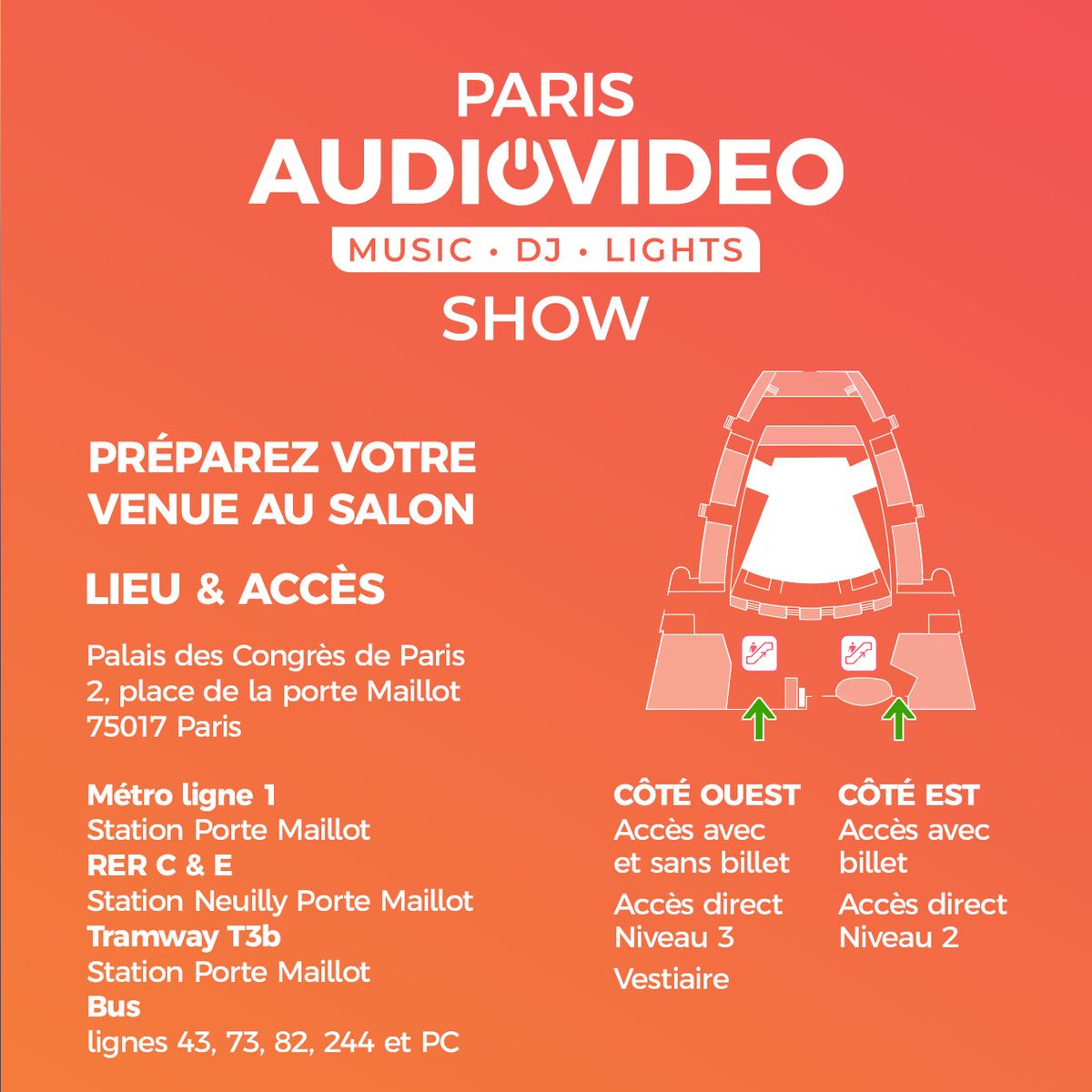 📍 Le <a href="/ParisAVshow/">Paris Audio Video Show</a>  — c’est ce week-end !

Avant de plonger dans l’univers du son, de l’image, DJing, lights... découvre toutes les infos pratiques pour profiter pleinement du salon

➡️ Horaires et accès… tout est là pour vivre l’expérience à fond !

#PAVS2025