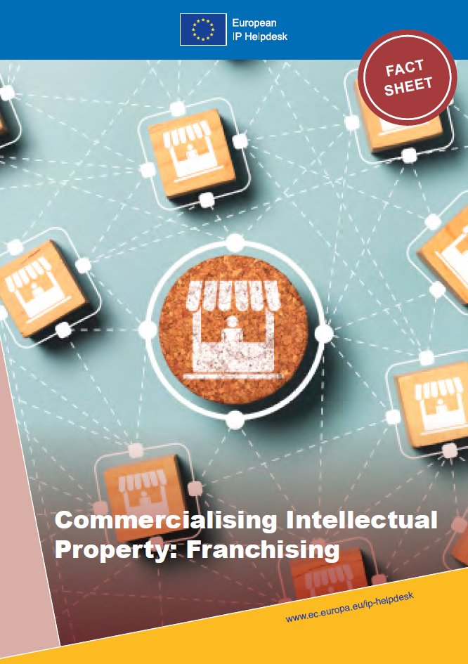 The European IP Helpdesk team just released a new fact sheet “Commercialising Intellectual Property: Franchising". 

Read more 👉 …ectual-property-helpdesk.ec.europa.eu/news-events/ne…

#IntellectualProperty #Innovation #Franchising #Commercialisation