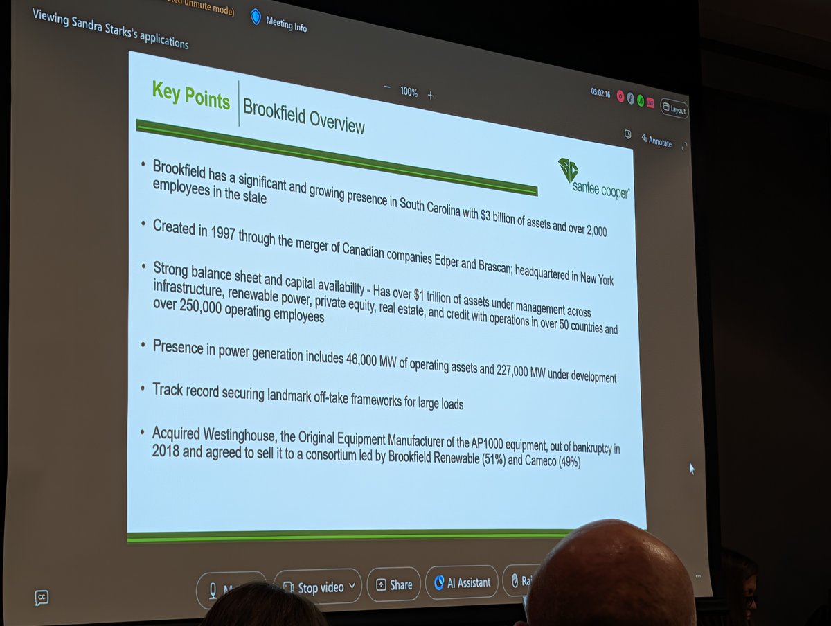 Santee-Cooper CEO Jimmy Staton says they will seek to draft a letter of intent to sell off the unfinished VC Summer reactors to the asset management company Brookfield, which bought out Westinghouse in 2018.

"Best value, best certainty," he says.

Board will vote shortly.