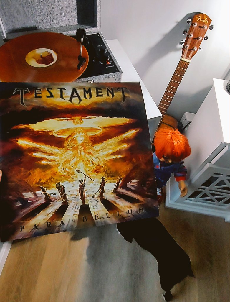 I just picked up Testament's new album  Para Bellum on vinyl.  Holy shit it is so damn good. I love the art work on the cover too. 🔥🤘🤘

<a href="/testament/">Testament</a> 
<a href="/fnliquidmetal/">SiriusXM Liquid Metal</a> 
<a href="/josemangin/">Jose "Metal Ambassador" Mangin</a> 
<a href="/ShawnTheButcher/">Shawn</a>