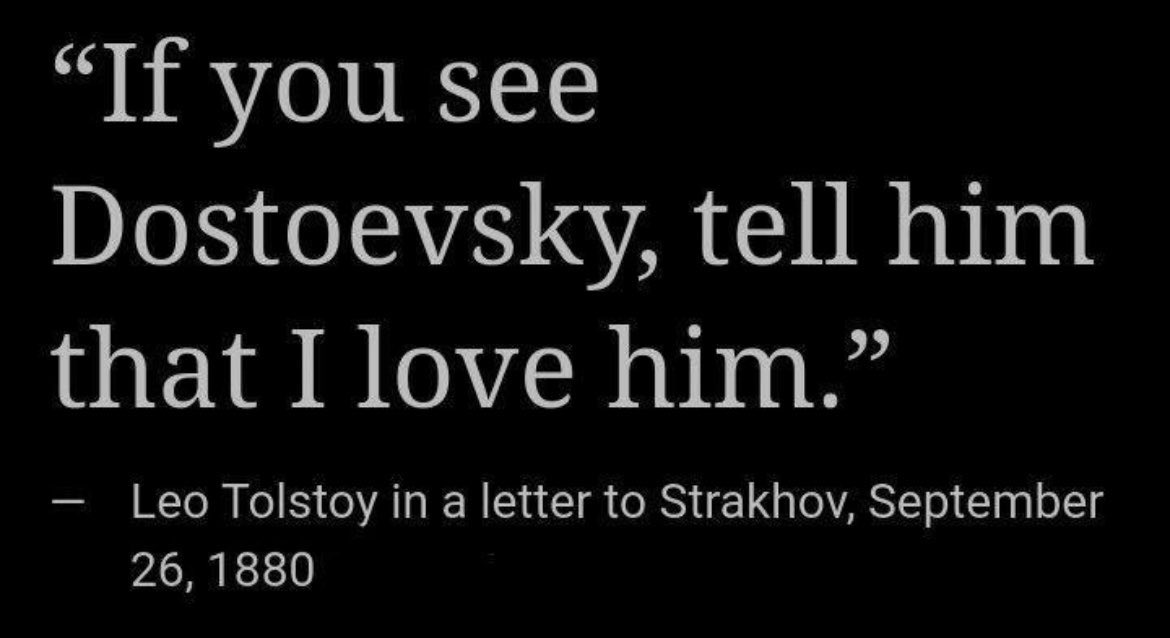 From Tolstoy
