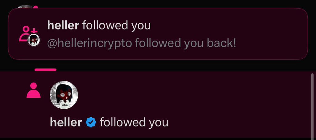 hellerincrypto's tweet image. Follow 4 Follow 
If you reply, I’m following you.