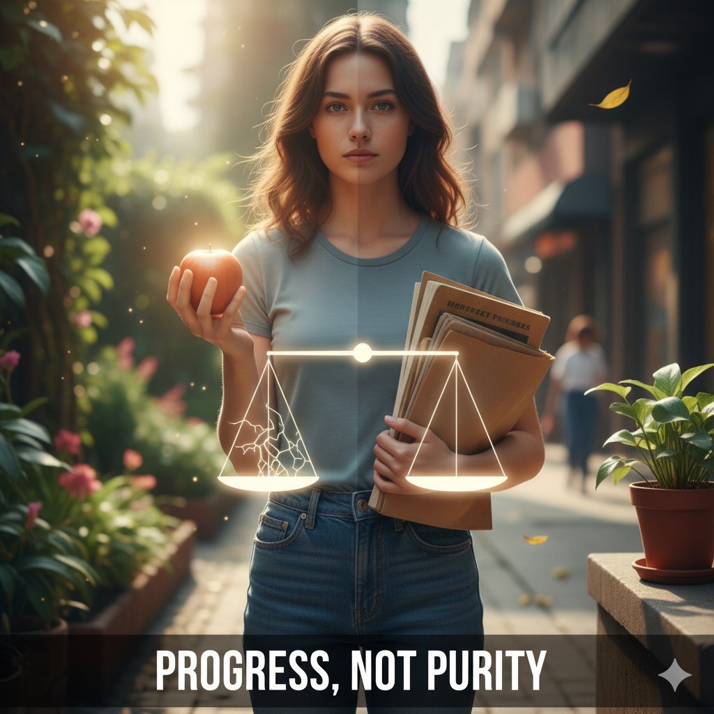 EcoWithZahra's tweet image. I just bought a used textbook that's not 100% sustainably sourced, but it was the most resource-efficient choice I had access to. We can't let eco-perfectionism paralyze action. Focus on progress, not purity.
#EcoRealism  #Sustainability
