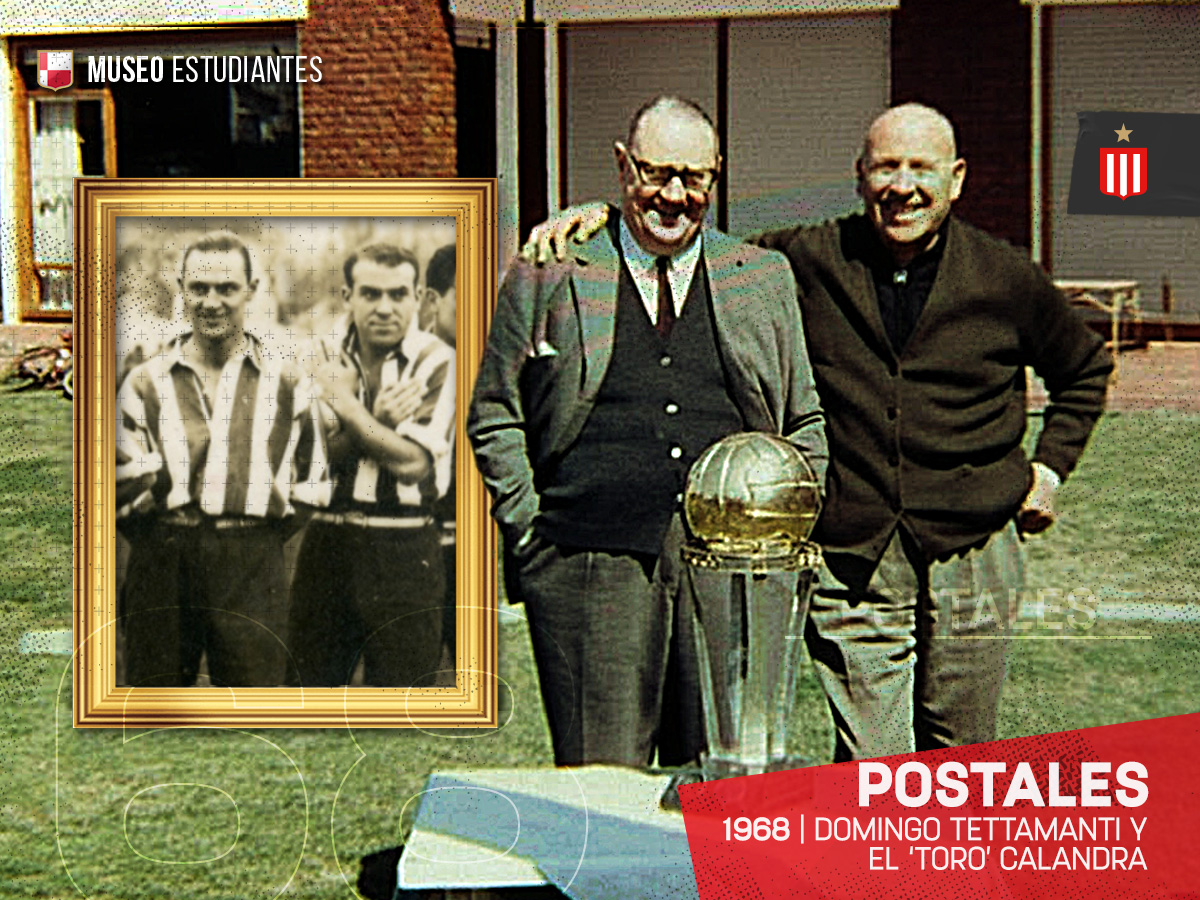 📬 🇦🇹 POSTALES | 1968 

Dos viejos amigos junto al trofeo más importante del mundo, ellos eran Domingo Tettamanti (107 PJ) y Saúl 'El Toro' Calandra (91PJ), ex jugadores pincharratas en la década del 20.

#Postales #EDLP #MuseoEstudiantes

MUSEO ESTUDIANTES
Cultura EDLP