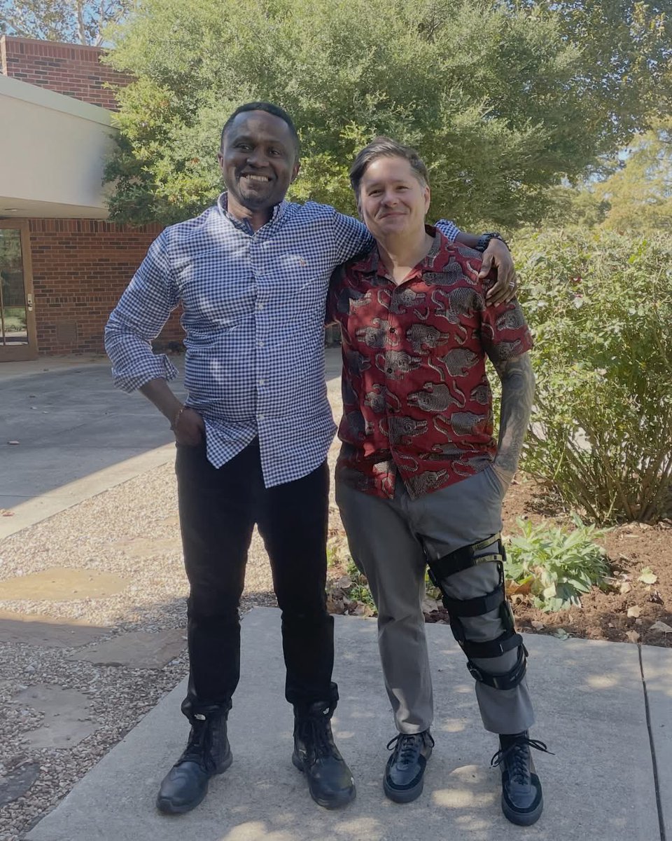 It’s a small world for Michener alumni! Alejandro Puyana (MCW ’22) and Iheoma Nwachukwu (MCW ’14) were both in Norman, OK where they served as jury members for the 2026 Neustadt Prize. We love seeing our graduates after they leave The Michener Center.