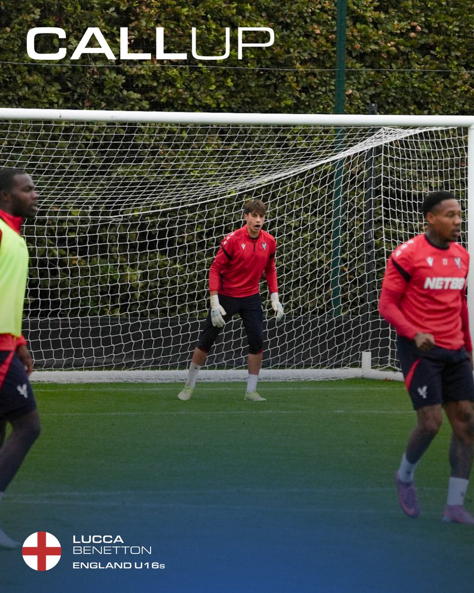 Congratulations to Academy ‘keeper Lucca Benetton on his England U16 call-up 👏

Find out more ➡️ tinyurl.com/4n7ukryp

#CPFC