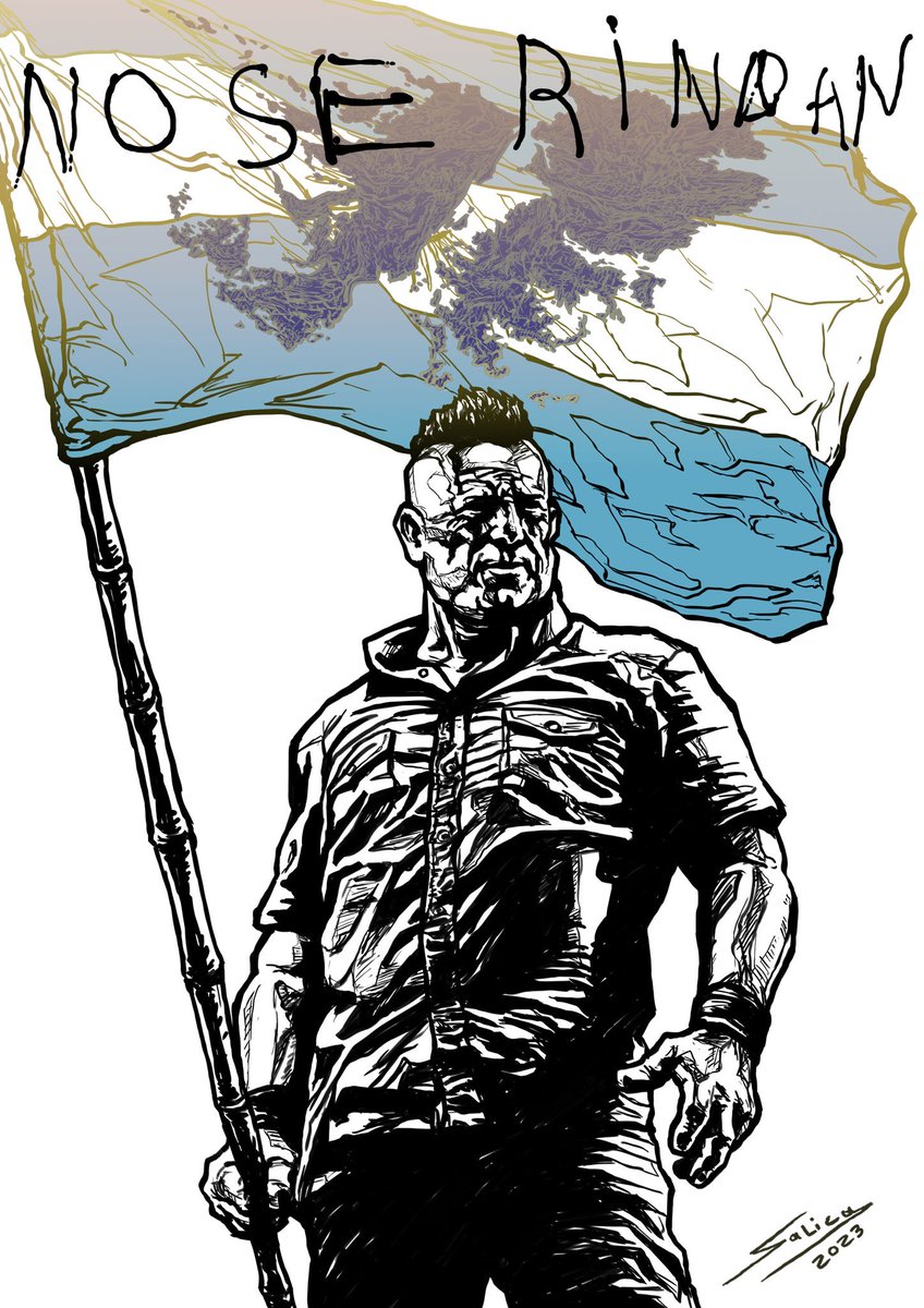 Ricardo Iorio nació en 1962, mismo año que la mayoría de los conscriptos que pelearon en Malvinas. Quizás por eso, como músico, se convirtió en el mejor intérprete de la gesta de 1982 y la soberanía argentina en el Atlántico Sur

Ilustración de <a href="/SalicaBruno/">BrunoSalica</a>