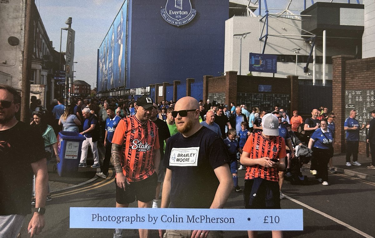 EVERTON, EVERTON, EVERTON. 
EVERTON, EVERTON, EVERTON.
EVERTON, EVERTON, EVERTON.
EVERTON, EVER-TON.

You've sung the song, now buy the book: colinmcpherson.com/shop/publicati…

Photographs from around Goodison Park, 2023-25.

As featured in <a href="/WSC_magazine/">When Saturday Comes</a>
#GoodisonPark #EvertonFC