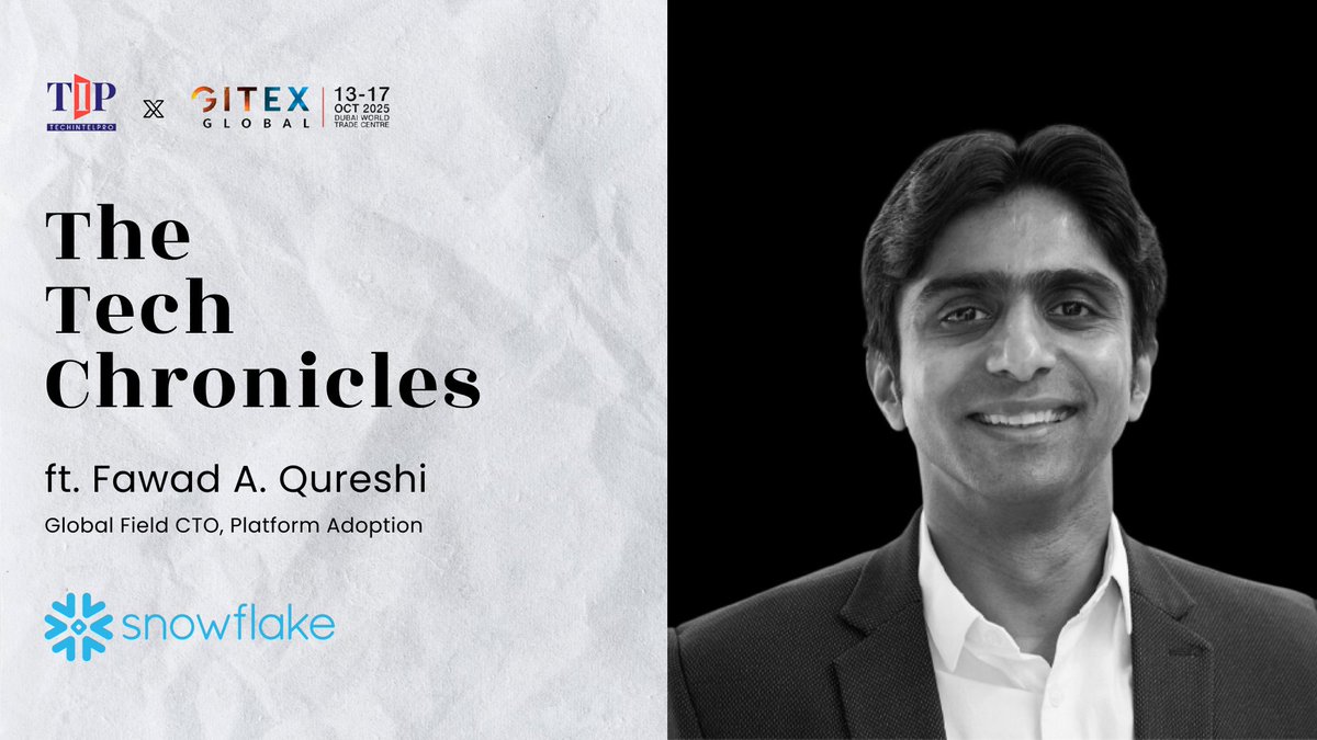 techintelpro's tweet image. “Responsible innovation is sustainable innovation.” Fawad A. Qureshi, Global Field CTO @Snowflake, shares his vision for global data adoption &amp;amp; resilient AI at #GITEXGlobal2025.

🔗 techintelpro.com/gitex-2025-spe…

#Snowflake #ResponsibleAI #TechIntelPro