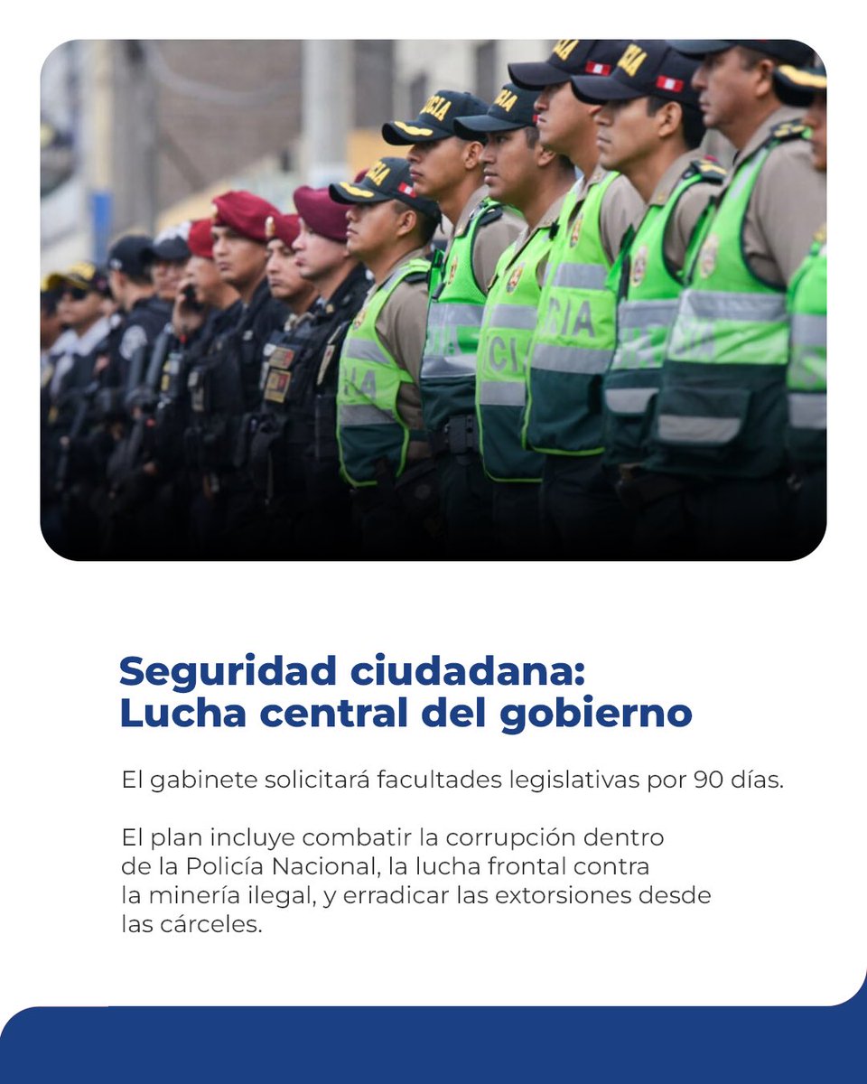 #Coyuntura 🔴 | Con 79 votos, el Gabinete Álvarez recibe la confianza y plantea 4 ejes de gestión.

La prioridad: combatir la corrupción y el crimen organizado. ¿Cumplirán?

Recordemos que la confianza se sostiene con transparencia y resultados.

#VotoDeConfianza #GabineteÁlvarez