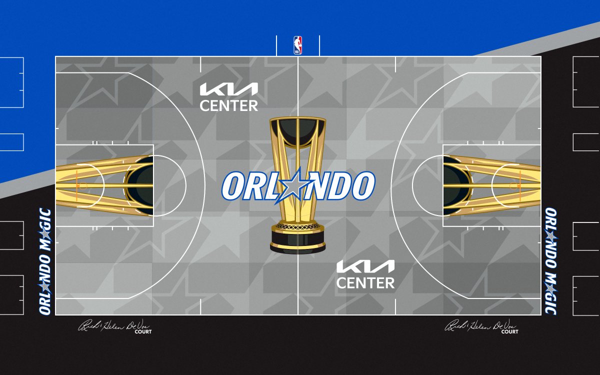 Orlando Magic (@orlandomagic) on Twitter photo our official <a href="/NBA/">NBA</a> Cup court 🏆
first NBA Cup night:
🗓️: Nov. 7
🆚: Boston Celtics
🕖: 7 PM
📺: <a href="/FanDuelSN_FL/">FanDuel Sports Network Florida & Sun</a> 
→ on.nba.com/49hCCrY our official <a href="/NBA/">NBA</a> Cup court 🏆
first NBA Cup night:
🗓️: Nov. 7
🆚: Boston Celtics
🕖: 7 PM
📺: <a href="/FanDuelSN_FL/">FanDuel Sports Network Florida & Sun</a> 
→ on.nba.com/49hCCrY