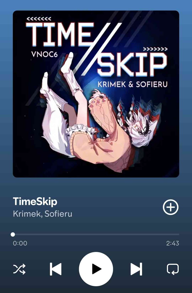 "TimeSkip" is now available on Spotify!

Listen to it here: 
open.spotify.com/intl-de/album/…