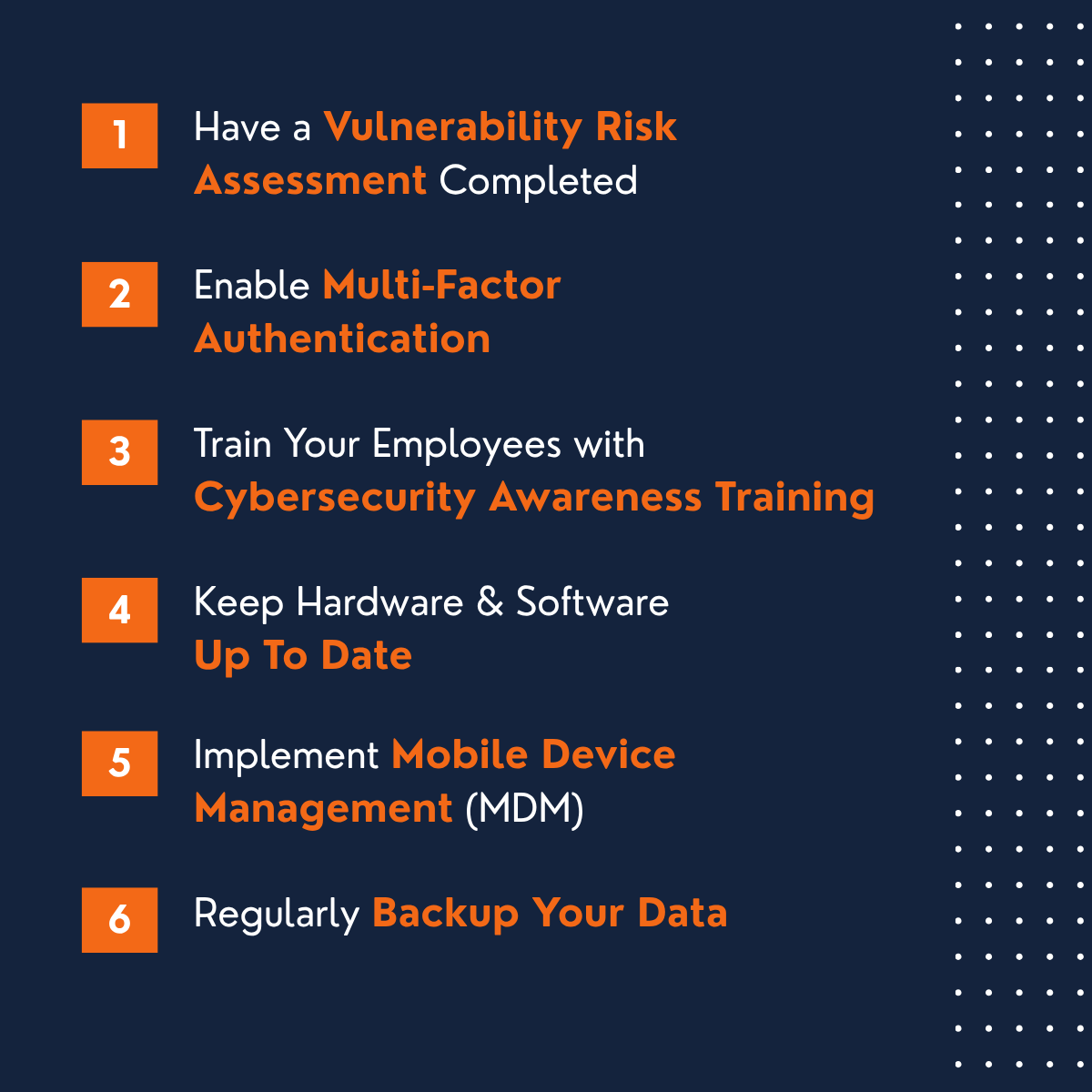 Stasmayer's tweet image. Stop thinking about cybersecurity this and start doing. Happy Cybersecurity Awareness Month! Check out our top 6 cybersecurity improvements you can start making today.

See the full list: stasmayer.com/top-6-things-y…

#Infosec #SecurityUpgrade #CyberDefense…