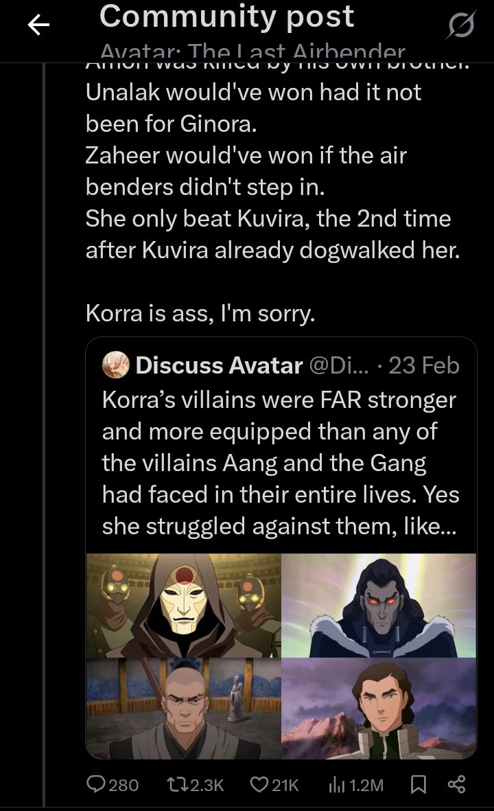 I built this account on Korra hatred, me! Brick by brick! And I'll be damned if i let you tear it down just cuz you don't like how a nigga talk!