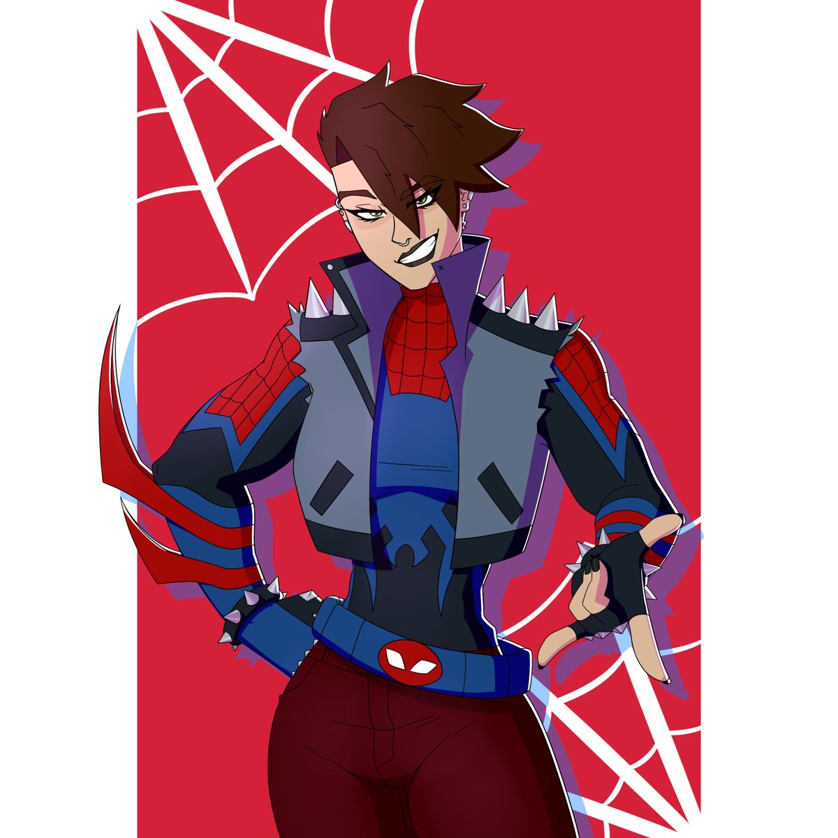 Rick_T19's tweet image. Oh hey, it's the Vicious Wolf-Spider!
Masked and unmasked!
Been a bit since we've seen Nik, huh?

#SpiderSona #SpiderManAcrossTheSpiderVerse #ATSV