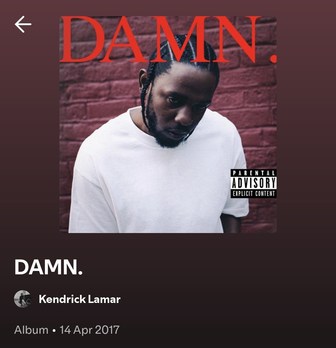 I still think that track for track this is kendrick lamars best project.