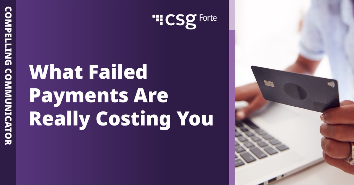 CSG_Forte's tweet image. How much are failed payments really costing your business? 💸
Uncover hidden losses and solutions in our guide. See the breakdown. 👉 spr.ly/6019AhceD
#PaymentExperience #CustomerExperience #FailedTransactions