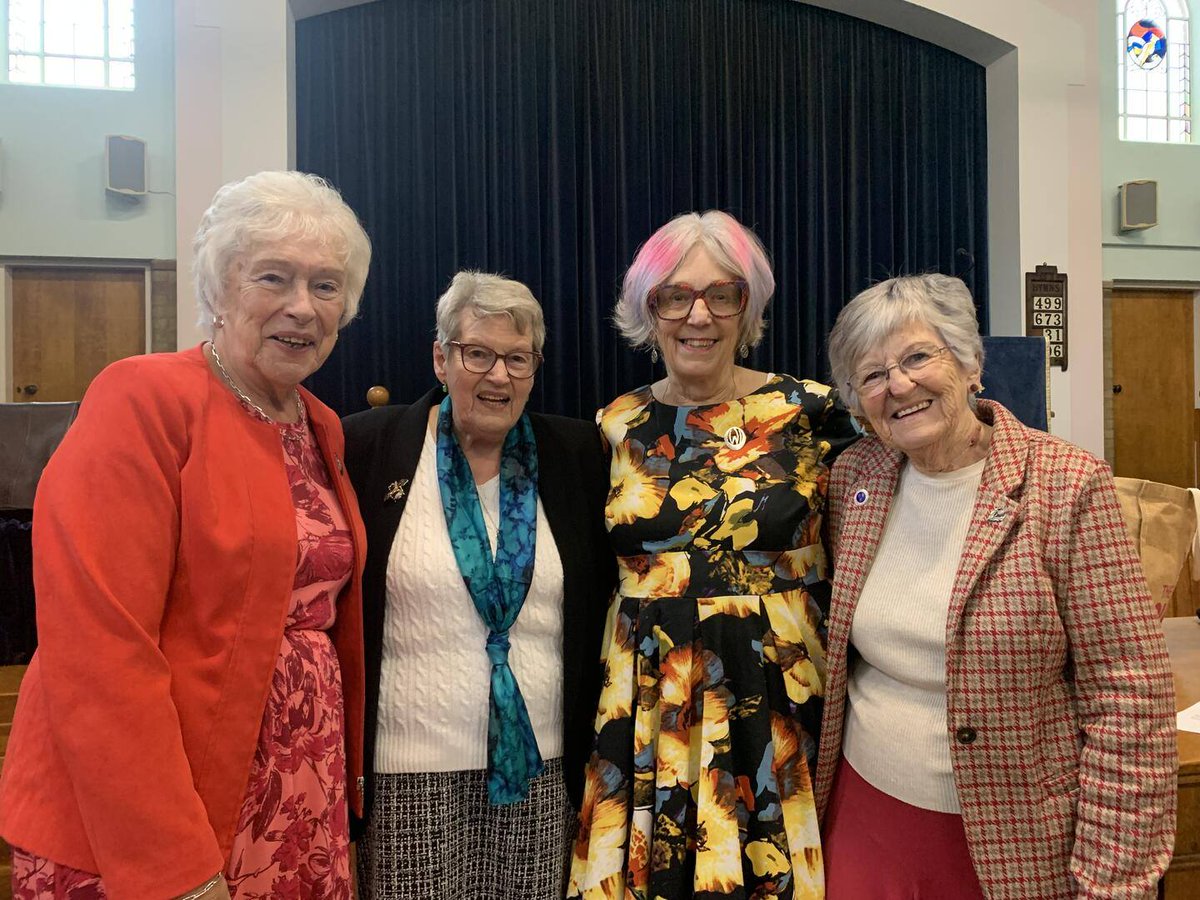 CFWI's Mid Wirral Group met this week. Janice France from <a href="/TheSapphiresWI/">The Sapphires WI</a>  did a write-up. Julie Mitchell Ward and I went this afternoon from South Wirral Group. The talk was by Susan Leicester about the 7 Ages of Woman, full of hilarious poetry, fun &amp; dressing up and Cake!