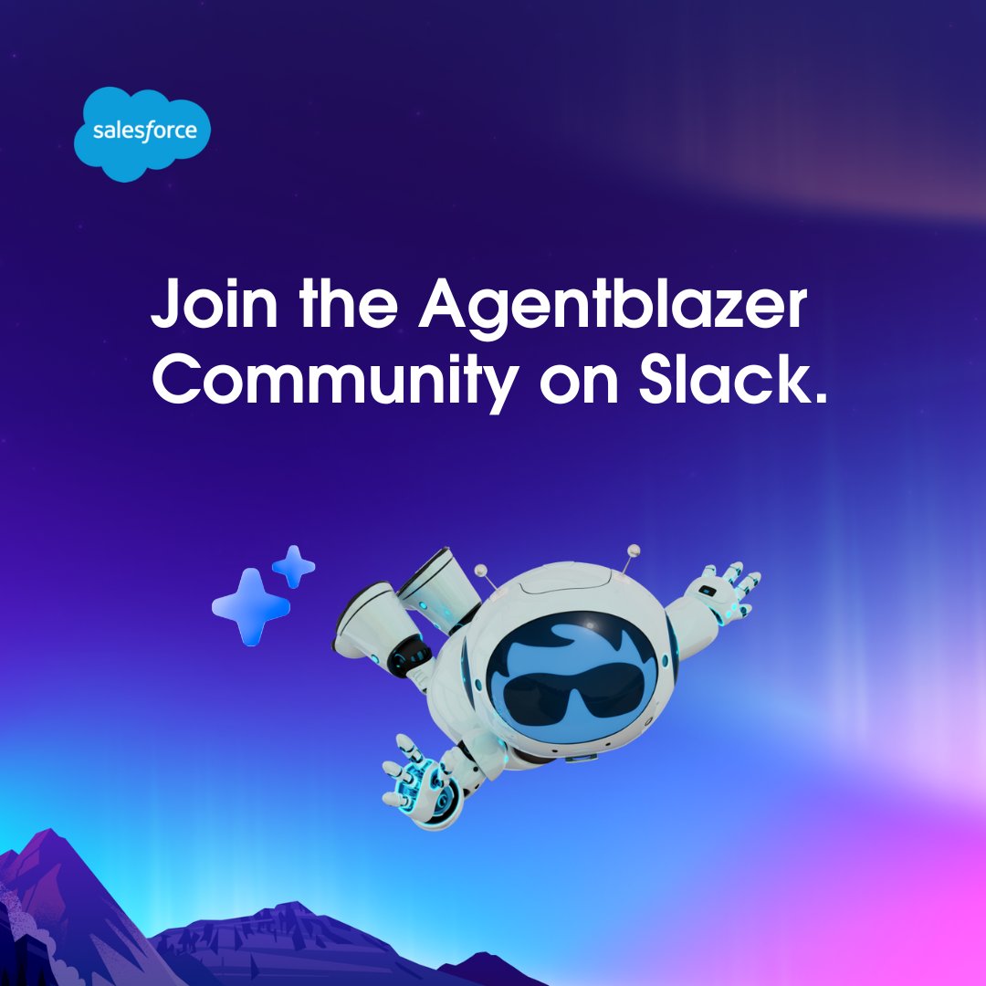 SalesforceDevs's tweet image. 🔔 Never miss an Agentforce update!
The Agentblazer Community just launched a new Agentforce Product Release Notes Slack channel with weekly updates delivered straight to you. 
Be the first to access the latest release notes for your deployments: sfdc.co/agentblazer